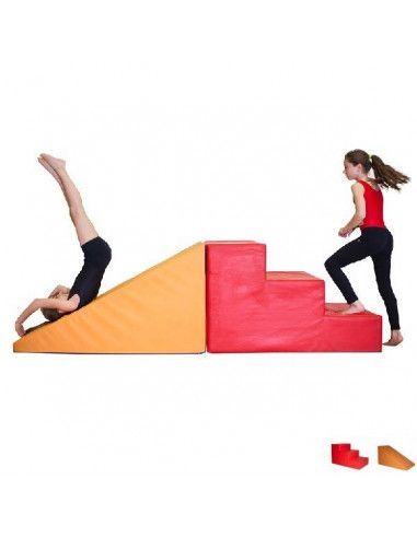 SET DE 2 PIEZAS DE MATERIAL DE PSICOMOTRICIDAD 242X70X72 CM SUMO DIDACTIC