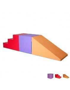 SET DE 3 PIEZAS DE PSICOMOTRICIDAD PARA GIMNASIOS DE 312X70X72 CM SUMO DIDACTC