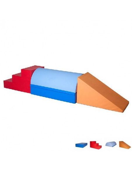 SET DE 4 PIEZAS PARA PSICOMOTRICIDAD EN GIMNASIOS DE SUMO DIDACTIC 390X80X72 CM