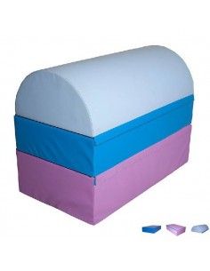 CONJUNTO DE 3 PIEZAS PARA PSICOMOTRICIDAD EN GIMNASIOS DE 150X80X112 CM 40 KG SUMO DIDACTIC