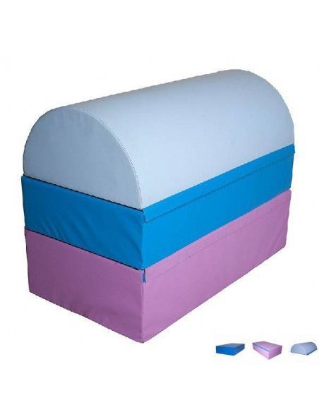 CONJUNTO DE 3 PIEZAS PARA PSICOMOTRICIDAD EN GIMNASIOS DE 150X80X112 CM 40 KG SUMO DIDACTIC