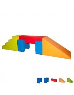 PACK DE 5 PIEZAS DE PSICOMOTRICIDAD INFANTIL DE 320X60X68 CM IDEAL PARA NIÑOS DE 6 A 11 AÑOS