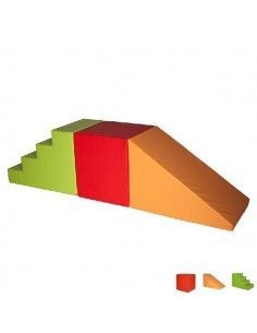 CONJUNTO DE 3 PIEZAS PARA PSICOMOTRICIDAD INFANTIL DE 6 A 11 AÑOS 260X60X68 CM