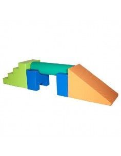 SET DE 5 PIEZAS DE PSICOMOTRICIDAD INFANTIL DE 320X60X68 CM PARA NIÑOS DE 6 A 11 AÑOS SUMO DIDACTIC 2