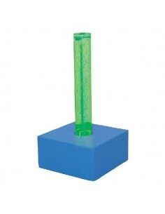 TUBO DE BURBUJAS SENSORIAL CON BASE DE BLOQUE DE SUMO DIDACTIC 60X60X30 CM