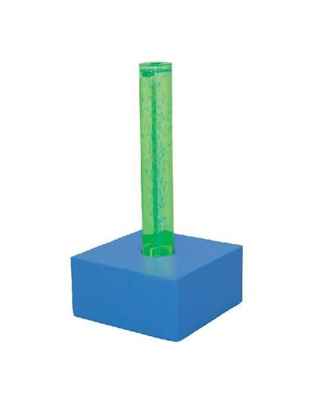TUBO DE BURBUJAS SENSORIAL CON BASE DE BLOQUE DE SUMO DIDACTIC 60X60X30 CM