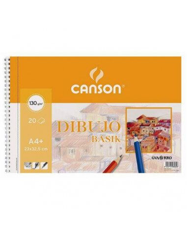 BLOC DIBUJO BASIK  A4+ ESPIRAL MICROPERF