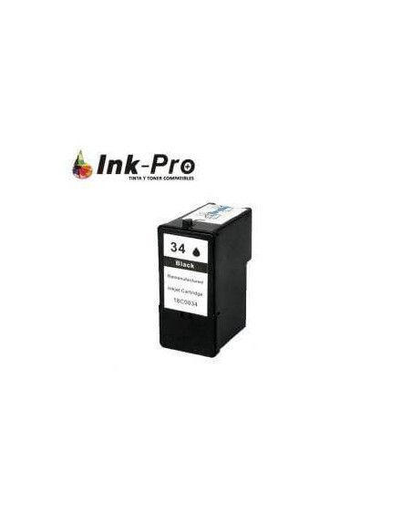 LEXMARK N34 NEGRO REMANUFACTURADO CARTUCHO 21ml