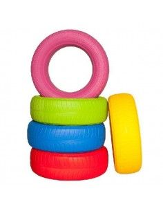 NEUMÁTICO DIDACTICO PARA COLEGIOS 5 PIEZAS DE Ø 60X60X20 CM 8.1 KG SUMO DIDACTIC