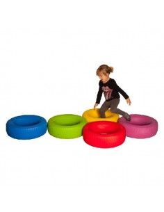 NEUMÁTICO DIDACTICO PARA COLEGIOS 5 PIEZAS DE Ø 60X60X20 CM 8.1 KG SUMO DIDACTIC 2