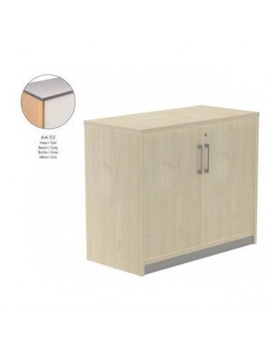 ARMARIO DE ROCADA SERIE STORE 78x90x45 ESTRUCTURA HAYA/PUERTAS GRIS SIN TAPA