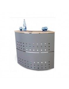 MESA DE ROCADA MODELO WELCOME RECEPCIÓN SEMI-CIRCULAR 125 CM COLOR HAYA