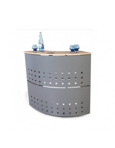 MESA DE ROCADA MODELO WELCOME RECEPCIÓN SEMI-CIRCULAR 125 CM COLOR HAYA