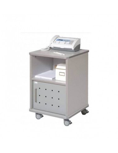 MESA FOTOCOPIADORA AUXILIAR DE ROCADA RD-4030 COLOR GRIS 70X60 CM