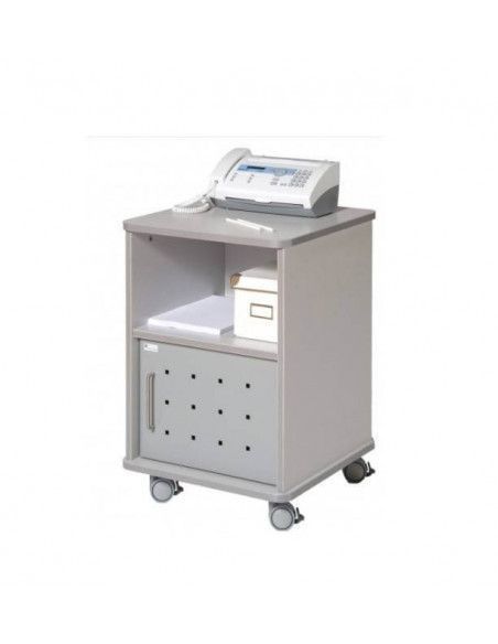 MESA FOTOCOPIADORA AUXILIAR DE ROCADA RD-4030 COLOR GRIS 70X60 CM