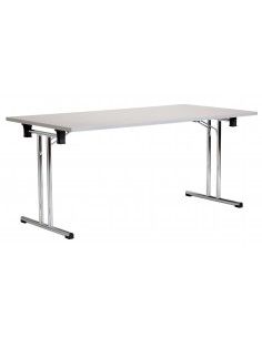 MESA PLEGABLE DE ROCADA MODELO 7503N DE COLOR GRIS 160X80 CM