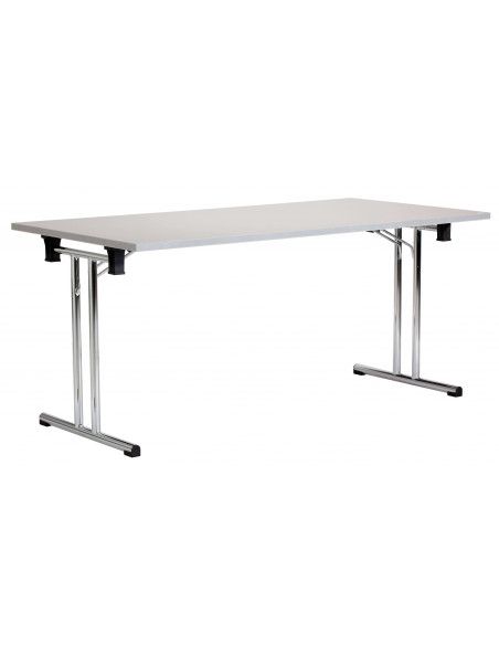 MESA PLEGABLE DE ROCADA MODELO 7503N DE COLOR GRIS 160X80 CM