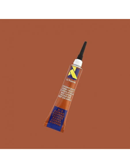PINTURA DE CRISTAL TRANSPARENTE 20 ML CONTORNO RELIEVE COBRE LA PAJARITA