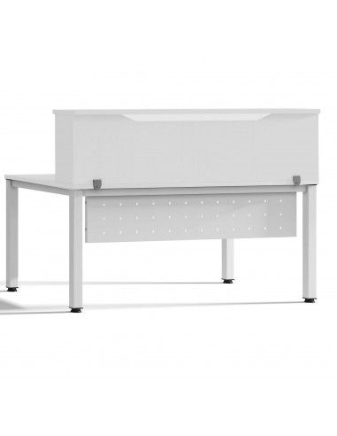 MODULO RECEPCION DE ROCADA TAMAÑO180CM COLOR BLANCO / BLANCO