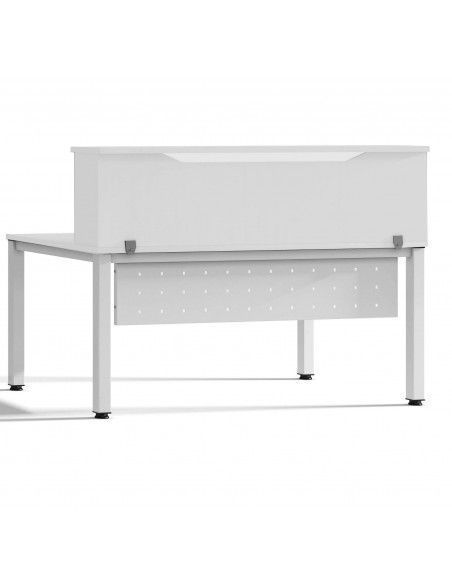 MODULO RECEPCION DE ROCADA TAMAÑO180CM COLOR BLANCO / BLANCO