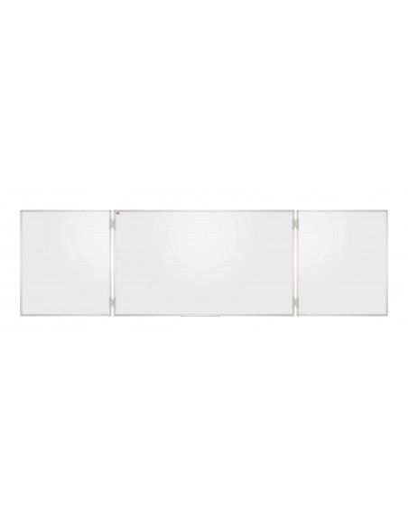 Pizarra tríptica vitrificada blanca 120x90 Rocada