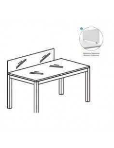 SEPARADOR DE CRISTAL PARA MODELO EXECUTIVE TAMAÑO 40x70 CM (MESA INDIVIDUAL MELAMINA)