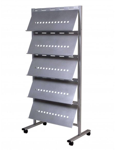 SEPARADOR MOVIL MULTIFUNCIONAL DE ROCADA REALIZADO EN ACERO TAMAÑO DE 185X82 CM