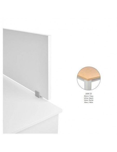 SEPARADOR TRANSVERSAL DE ROCADA 70x40 CM COLOR HAYA / MESA CRISTAL