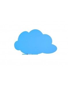 Pizarra metálica magnética Skin Shape Cloud azul 100x150