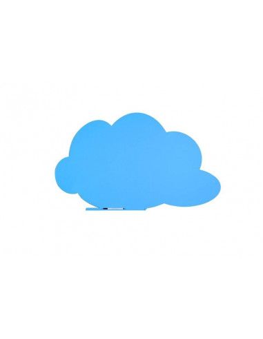Pizarra metálica magnética Skin Shape Cloud azul 100x150