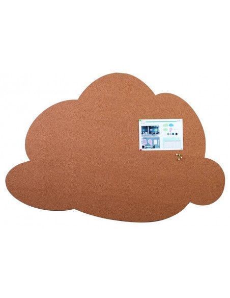 PIZARRA DE ROCADA MODELO SKIN SHAPE CLOUD TAMAÑO 100X150 CM CORCHO NATURAL