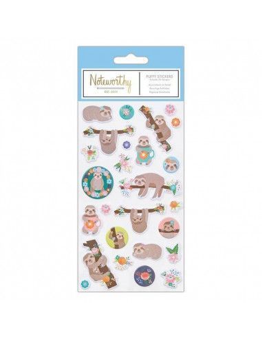 PEGATINAS HINCHADAS DE DOCRAFTS MODELO ES LA VIDA DE LOS PEREZOSOS