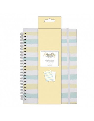 AGENDA ESPIRAL TAMAÑO A5 DE DOCRAFTS MODELO PASTES HUES