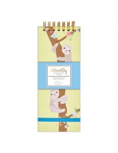 AGENDA/CUADERNO FINO APTO PARA BOLSILLOS O BOLSOS DE LA MARCA DOCRAFTS ES  UNA VIDA DE PEREZOSOS