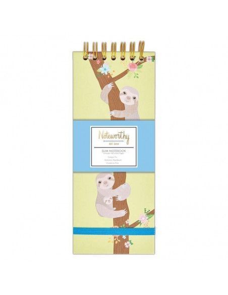 AGENDA/CUADERNO FINO APTO PARA BOLSILLOS O BOLSOS DE LA MARCA DOCRAFTS ES  UNA VIDA DE PEREZOSOS