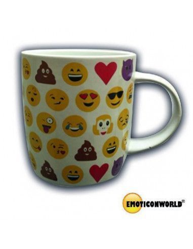 TAZA DE PORCELANA BLANCA