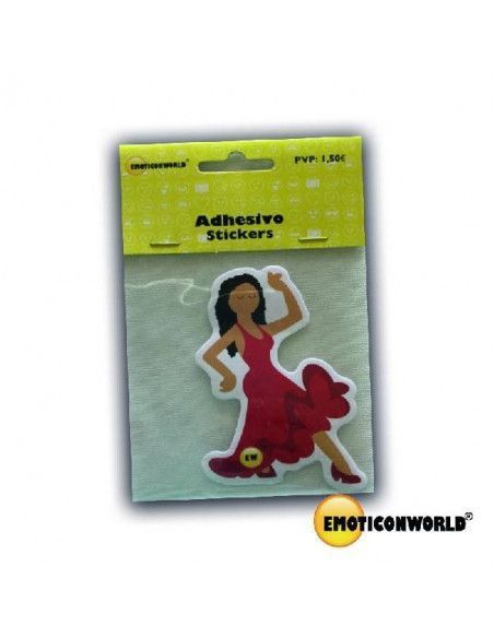 ADHESIVOS EMOTICONWORLD BAILADORA