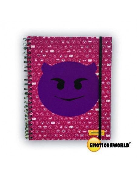 LIBRETA A4 DEMONIO ROSA