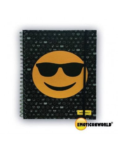 LIBRETA A4 GAFAS NEGRAS