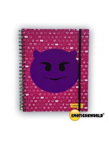 LIBRETA A5 DEMONIO ROSA