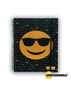 LIBRETA A5 GAFAS NEGRAS