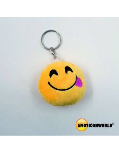 LLAVERO CON CADENA DE 5.5CM LENGUA/BURLA