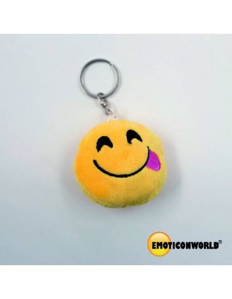 LLAVERO CON CADENA DE 5.5CM LENGUA/BURLA