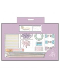 CONJUNTO DE PAPELERIA. CON COLORES PASTEL HUES. DOCRAFTS TAMAÑO GRANDE