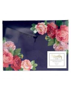 CARPETA DE DOCUMENTOS PARA ARCHIVAR TAMAÑO A3 DE DOCRAFTS CON UN DISEÑO FLORAL