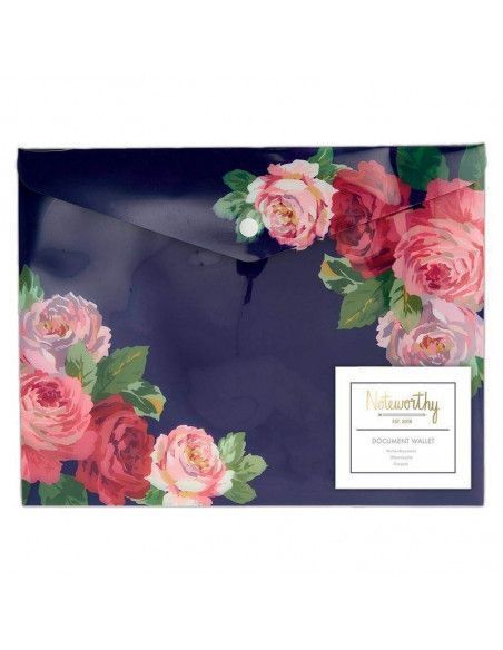 CARPETA DE DOCUMENTOS PARA ARCHIVAR TAMAÑO A3 DE DOCRAFTS CON UN DISEÑO FLORAL
