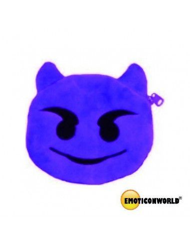 MONEDERO PELUCHE 10 CM DEMONIO