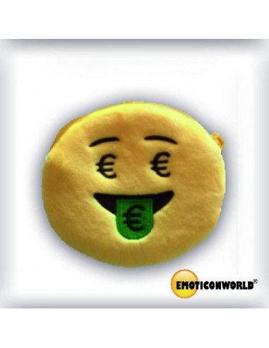 MONEDERO PELUCHE 10 CM EURO