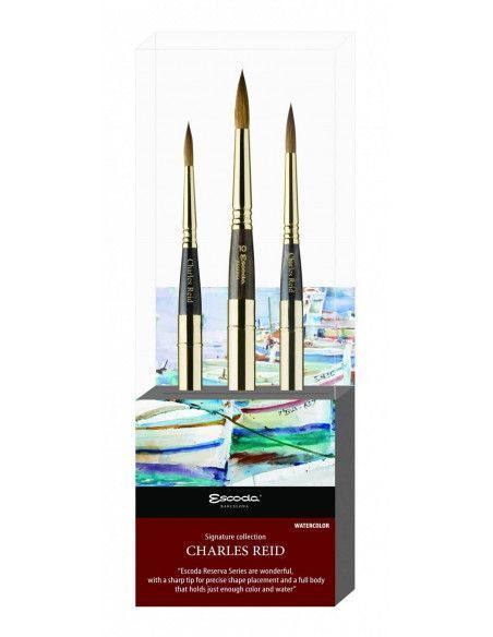 SET DE PINCELES Nº 1 - CHARLES REID (ENG) MARCA ESCODA RESERVA