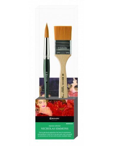 NICHOLAS SIMMONS -SET DE PINCELES Nº 2 -(ENG) MARCA ESCODA